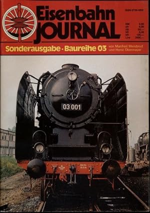 Bild des Verkufers fr Eisenbahn Journal Sonderausgabe: Baureihe 03. zum Verkauf von Versandantiquariat  Rainer Wlfel