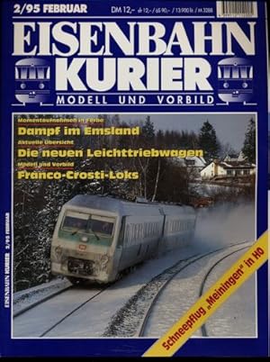 Bild des Verkufers fr Eisenbahn-Kurier Heft Nr. 2/1995 (Februar 1995). zum Verkauf von Versandantiquariat  Rainer Wlfel