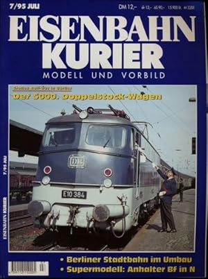 Bild des Verkufers fr Eisenbahn-Kurier Heft Nr. 7/1995 (Juli 1995). zum Verkauf von Versandantiquariat  Rainer Wlfel