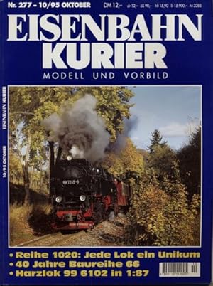 Bild des Verkufers fr Eisenbahn-Kurier Heft Nr. 277 (10/1995 Oktober). zum Verkauf von Versandantiquariat  Rainer Wlfel