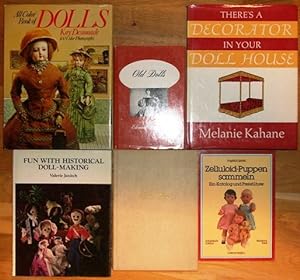Sammlung Puppenbücher: All color book of Dolls, Old dolls, There s a decorator in your doll house...