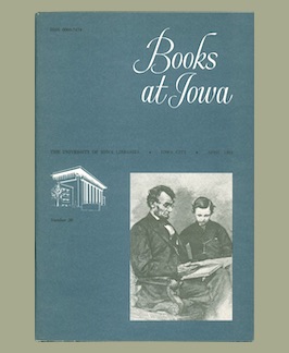 Bild des Verkufers fr Books at Iowa Number 36. zum Verkauf von Jeff Maser, Bookseller - ABAA