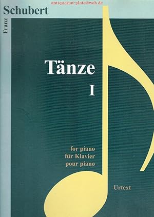 Tänze I. (Music Scores Series). For Piano. Für Klavier. Pour piano.