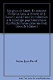 Immagine del venditore per Les Yeux De Laure : Le Concept D'objet A Dans La Thorie De J. Lacan venduto da RECYCLIVRE