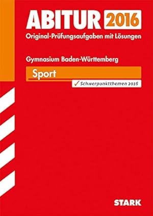 Bild des Verkufers fr STARK Abiturprfung Baden-Wrttemberg - Sport zum Verkauf von Gabis Bcherlager