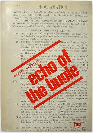 Echo of the Bugle: Extinct Military and Constabulary Forces in Palestine and Transjordan 1915-1967