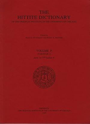 Imagen del vendedor de Hittite Dictionary : Fascicle 2 a la venta por GreatBookPrices