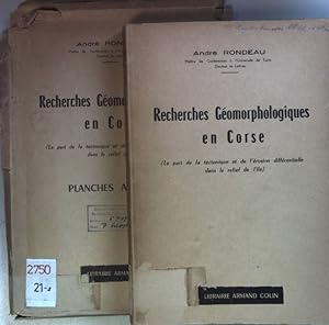 Recherches Geomorphologiques en Corse (Le part de la tectonique et de lérosion différentielle dan...