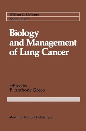 Bild des Verkufers fr Biology and Management of Lung Cancer. (= Cancer Treatment and Research). zum Verkauf von Antiquariat Thomas Haker GmbH & Co. KG