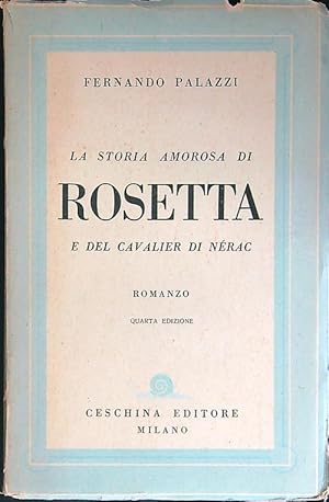 Bild des Verkufers fr La storia amorosa di Rosetta zum Verkauf von Librodifaccia