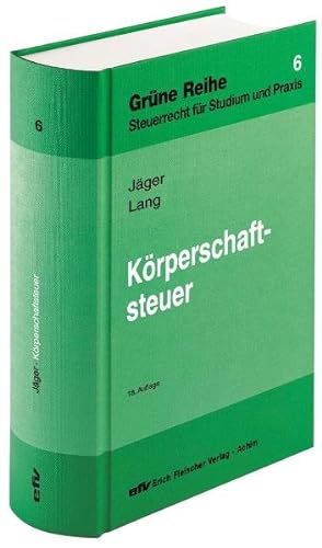 Seller image for Krperschaft-Steuer. (=Grne Reihe ; Bd. 6). for sale by Antiquariat Thomas Haker GmbH & Co. KG