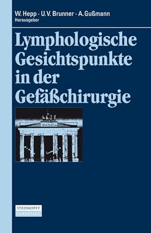 Immagine del venditore per Lymphologische Gesichtspunkte in der Gefchirurgie : mit 10 Tabellen. (=Berliner gefchirurgische Reihe ; Bd. 8). venduto da Antiquariat Thomas Haker GmbH & Co. KG