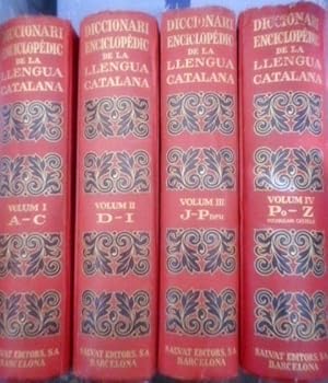 DICCIONARI ENCICLOPÈDIC DE LA LLENGUA CATALANA amb la correspondència castellana- Volum I + Volum...