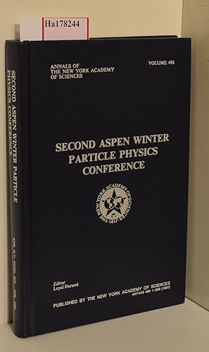 Bild des Verkufers fr Second Aspen Winter Particle Physics Conference. (=Annals of the New York Academy of Sciences; Vol. 490). zum Verkauf von ralfs-buecherkiste