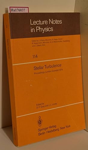 Seller image for Stellar Turbulence. Proceedings, London( Canada) 1979. ( = Lecture Notes in Physics, 114) . for sale by ralfs-buecherkiste