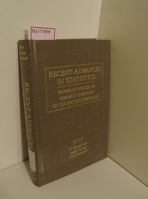 Immagine del venditore per Recent Advances in Statistics. Papers in Honor of Herman Chernoff on his Sixtienth Birthday. venduto da ralfs-buecherkiste