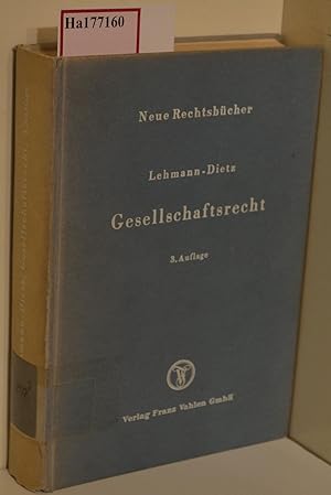 Seller image for Gesellschaftsrecht. (=Neue Rechtsbcher). for sale by ralfs-buecherkiste