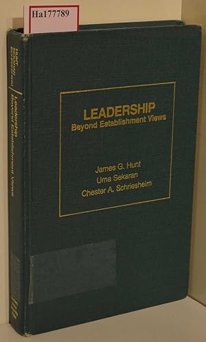 Bild des Verkufers fr Leadership. Beyond Establishment Views. ( = Leadership Symposia Series,6) . zum Verkauf von ralfs-buecherkiste