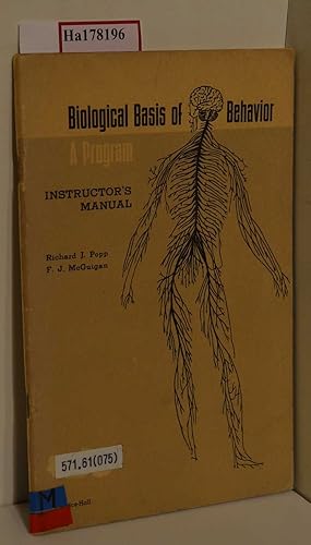 Seller image for Biological Basis of Behavior. A Program. Instructor s manual. for sale by ralfs-buecherkiste