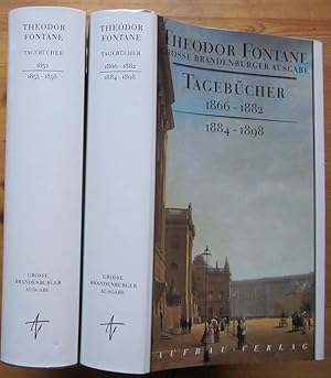 Immagine del venditore per Tagebcher. Band 1: 1852. 1855-1858. Band 2: 1866-1882. 1884-1898. Herausgegeben von Charlotte Jolles und Gotthard Erler. (Groe Brandenburger Ausgabe. Tage- und Reisetagebcher Bnde 1 unnd 2). venduto da Antiquariat Roland Ggler