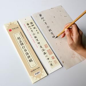 Imagen del vendedor de Huaxia Wanji is close to Linyi Character Card Luo Shen Book Book Word Zhao Mengfu Adult Linyi HD ink Total Student Beginner Tutorial Book Steel Brush Calligraphy Calligraphy(Chinese Edition) a la venta por liu xing