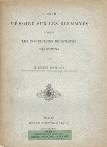 « Second Mémoire sur les Blemmyes d'après les inscriptions démotiques des Nubiens »