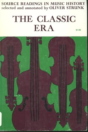 Seller image for Source Readings in Music History : The Classic Era for sale by Librairie Le Nord