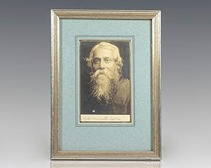 Seller image for Rabindranath Tagore Signed Photograph. for sale by Raptis Rare Books