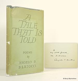 Imagen del vendedor de A Tale That is Told: Poems a la venta por Banjo Booksellers, IOBA