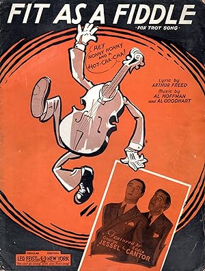 Imagen del vendedor de SHEET MUSIC: "Fit as a Fiddle" A Fox-Trot Song a la venta por Dorley House Books, Inc.