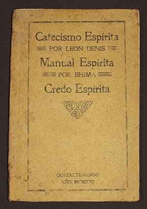 Image du vendeur pour Catecismo Espirita - Manual Esprita - Credo Espirita mis en vente par Librera Urbe