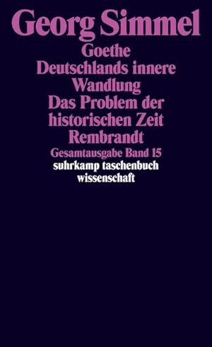 Immagine del venditore per Goethe. Deutschlands innere Wandlung. Das Problem der historischen Zeit. Rembrandt venduto da BuchWeltWeit Ludwig Meier e.K.