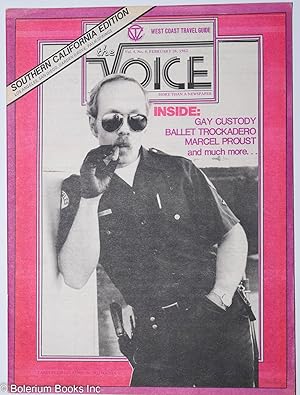 Seller image for The Voice: more than a newspaper; vol. 4, #4, February 26, 1982: Gay Custody, Ballet Trockadero, Proust; Southern California edition for sale by Bolerium Books Inc.