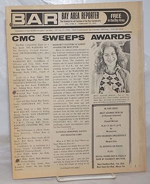 Seller image for B.A.R. Bay Area Reporter: the catalyst for all factions of the gay community; vol. 3, #4, February 21, 1973: CMC Sweeps Awards for sale by Bolerium Books Inc.