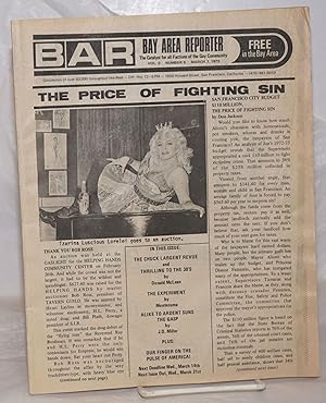 Imagen del vendedor de B.A.R. Bay Area Reporter: the catalyst for all factions of the gay community; vol. 3, #5, March 7, 1973: The Price of Fighting Sin a la venta por Bolerium Books Inc.