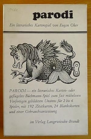 PARODI. Ein literatrisches Kartenspiel mit 192 Zitatkarten und mit einem Pegasus von Eva Johanna ...