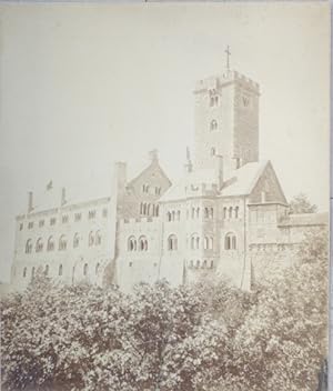 Foto Lutherstadt Eisenach in Thüringen, um 1870, Wartburg