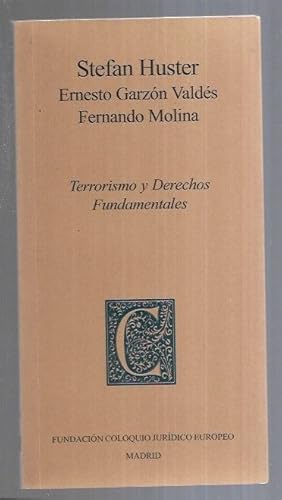 Imagen del vendedor de TERRORISMO Y DERECHOS FUNDAMENTALES a la venta por Desvn del Libro / Desvan del Libro, SL