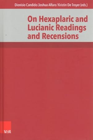 Seller image for On Hexaplaric and Lucianic Readings and Recensions for sale by GreatBookPrices