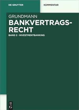 Bild des Verkufers fr Bankvertragsrecht Investmentbanking, 2 Teile zum Verkauf von AHA-BUCH GmbH