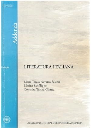 Bild des Verkufers fr Literatura italiana (con CD). Addenda zum Verkauf von Librera Dilogo