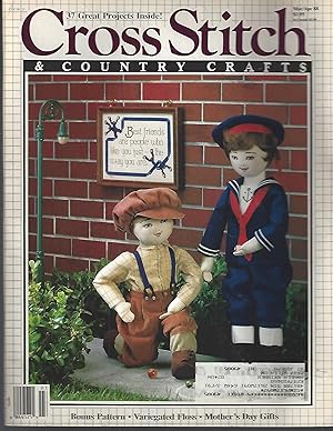 Image du vendeur pour Cross Stitch and Country Craft March April 1988. Single Issue Magazine. Vol. III No. 4. (III) mis en vente par Vada's Book Store