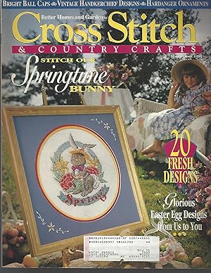 Image du vendeur pour Cross Stitch & Country Crafts (March/April 1994, Vol. IX, No. 4) mis en vente par Vada's Book Store