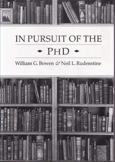 Seller image for In Pursuit of the Ph.D for sale by Never Too Many Books