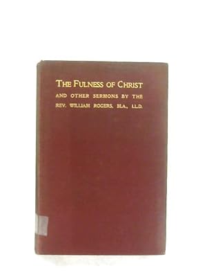 Bild des Verkufers fr The Fulness of Christ and Other Sermons zum Verkauf von World of Rare Books