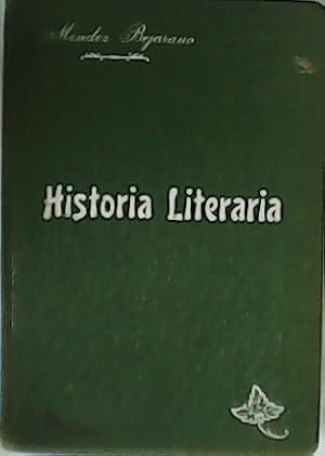 Bild des Verkufers fr Historia Literaria. Ensayo. zum Verkauf von Librera y Editorial Renacimiento, S.A.