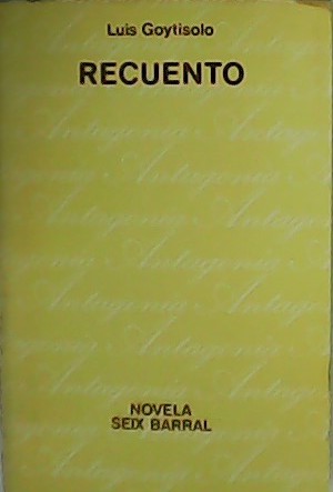 Imagen del vendedor de Recuento. a la venta por Librera y Editorial Renacimiento, S.A.