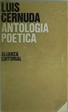 Imagen del vendedor de Antologa potica. a la venta por Librera y Editorial Renacimiento, S.A.