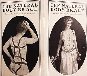 The Natural Body Brace / Patented Aug. 8, 1890.Aug 7, 1900 / Manufactured And Sold By / The Natur...
