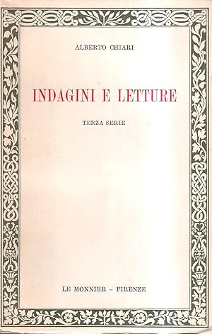 Indagini e Letture Terza Serie